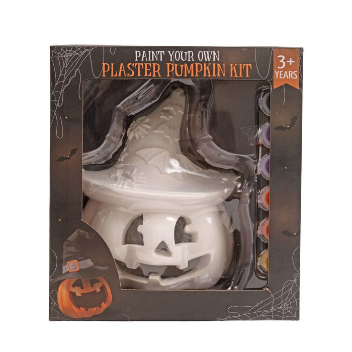 Halloween Paint Your Own Plaster Pumpkin