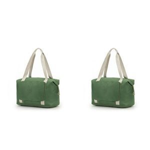 2PK Tosca Foldable & Expandable Holiday/Travel Tote Bag Moss