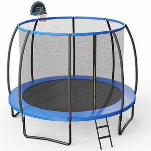 Costway 12ft Outdoor Trampoline All Weather Bouncer Rebounder
