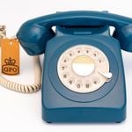 GPO 746 ROTARY TELEPHONE - AZURE BLUE