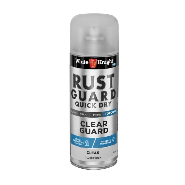 White Knight 300g Clear Rust Guard Aerosol