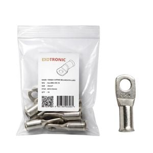 10 Pack of Exotronic 35mm² Copper Lug M10 | Bellmouth