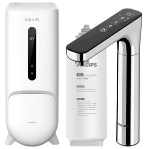 Philips 600 GPD Chrome Multi Temp Reverse Osmosis Tap Water Station With Aquaporin Inside & Smart Faucet