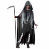 Miss Grim Reaper Death Ghost Spirit Ghoul Halloween Tween Girls Costume XL