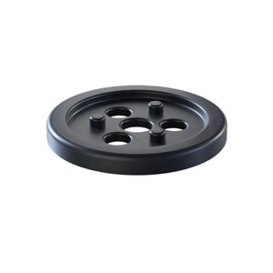 Promenaid 48.25mm Satin Black Rosette 