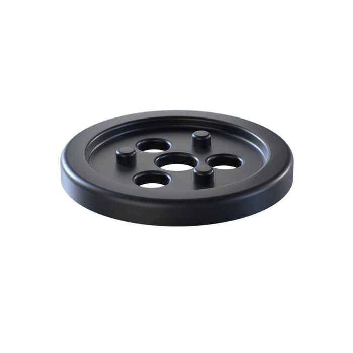 Promenaid 48.25mm Satin Black Rosette 