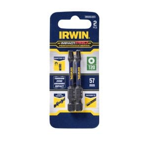 Irwin Impact Pro Performance 57mm T20 - 2 Pack