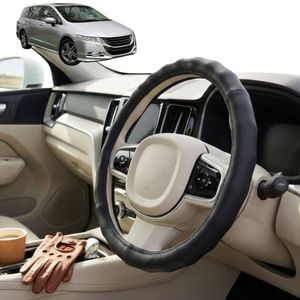 Australian Goose Steering Wheel Cover for Honda Odyssey 2009 - 2013 (Luxury 7 Seater ViL) Circle Black