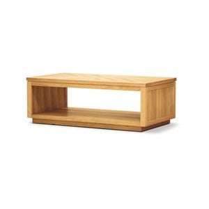Rosemallow Coffee Table 130cm Parquet Top Solid Messmate Timber Wood - Natural