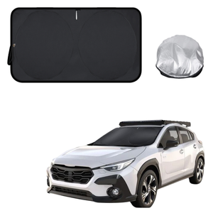 Front Windscreen Sun Shade for Subaru Crosstrek 2023 - Current (GU) - Standard 150 x 85 cm - Black