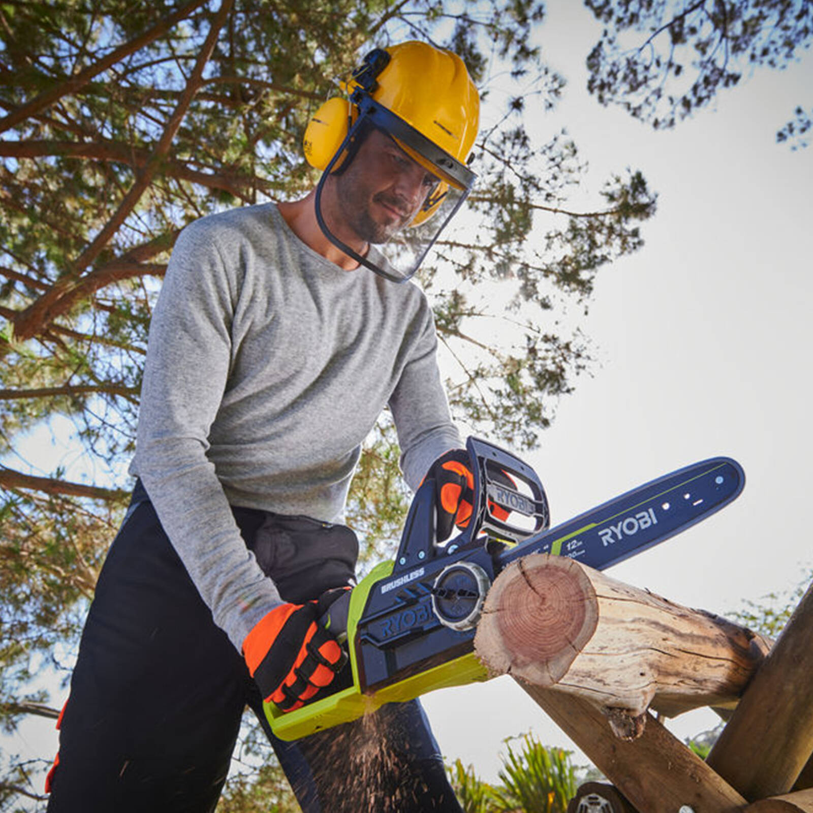 Ryobi one+ 18v brushless chainsaw sale