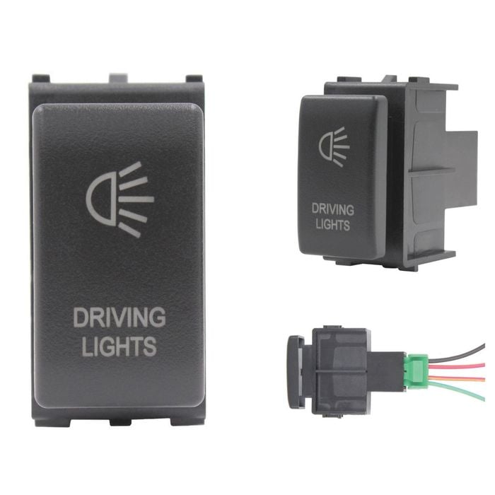 Switch Boss Push Switch fits Nissan Large Patrol Narava - Driving Lights
