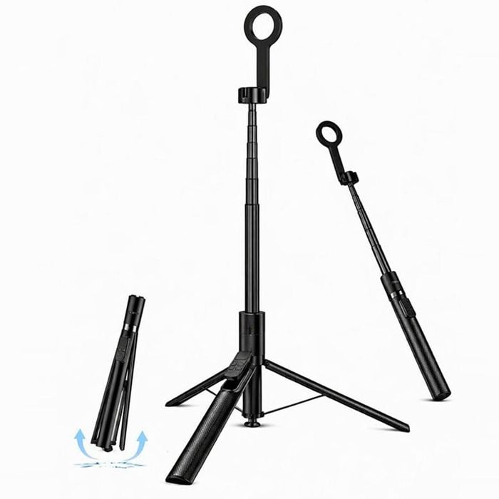 ZLOS PS14 Auto-open 180cm Tall Tripod Magnetic Selfie Stick With Bluetooth Remote