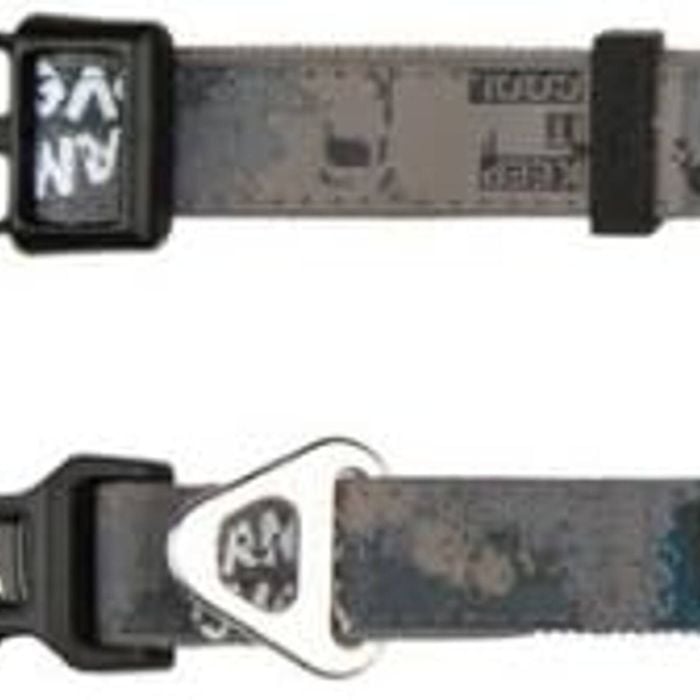 Trixie X-trm Nylon Collar Grey For Dogs 36-48cm 20mm M-l