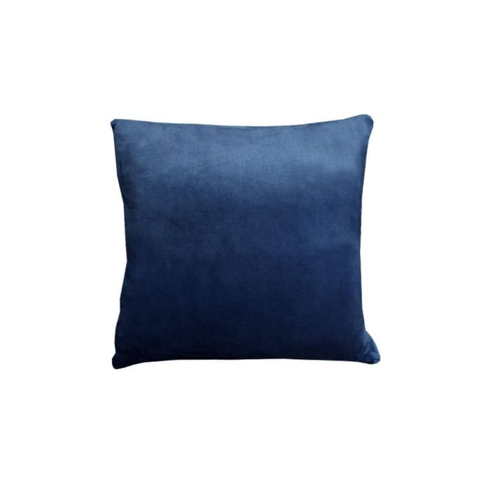 Alastairs Augusta Faux Mink Square Cushion - Navy