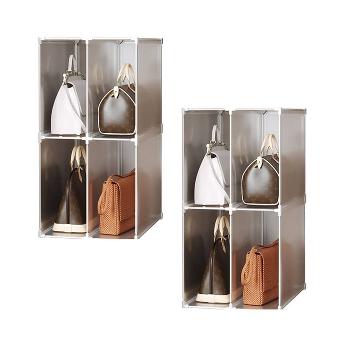 SOGA 2X 2-Tier Multifunctional PP Plastic Bag Box