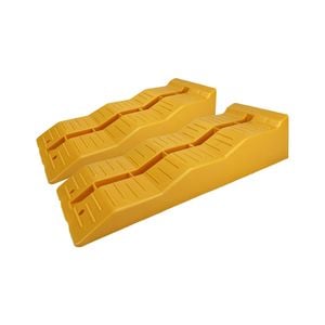 All Set Yellow Caravan Levelling Ramp - Pair 