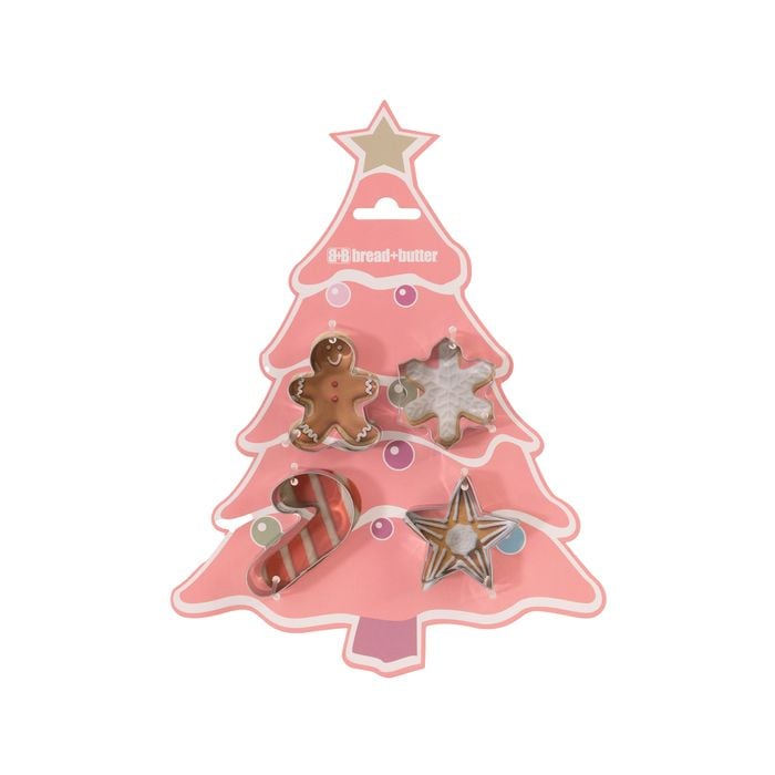 Bread And Butter Cookie Cutter - 4 Pk Multi