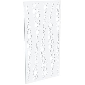 ProtectorAl 300-1200w x 1201-2400h Satin White/Gloss White Bubbles Unframed Composite