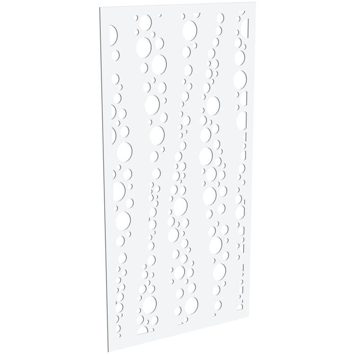 ProtectorAl 300-1200w x 1201-2400h Satin White/Gloss White Bubbles Unframed Composite