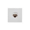 Como White Cat6 UTP RJ45 Jack