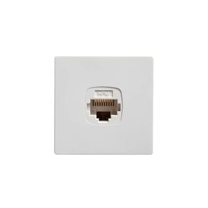 Como White Cat6 UTP RJ45 Jack