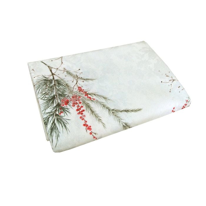 Emerson Cream Polyester Table Cloth 152 x 213cm