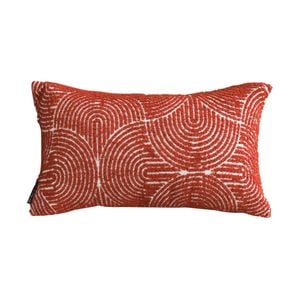 SOGA 35cm Burgundy Cinnabar Throw Pillow
