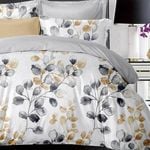 Idina Leaf Quilt Cover Set Queen size