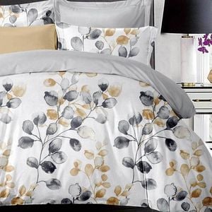 Idina Leaf Quilt Cover Set Queen size