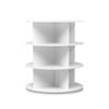 Lauft 3 Tier 360 Swivel Rotating Shoe Rack Tower Book Storage Display Stand