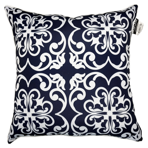 Mojo 45cm Moroccan Navy Outdoor Throw Cushion