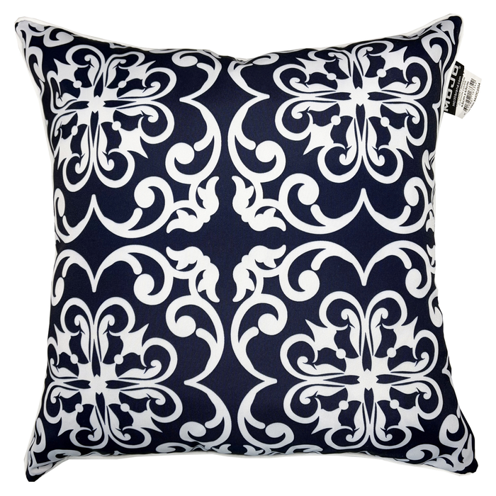 Mojo 45cm Moroccan Navy Outdoor Throw Cushion