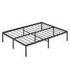 Ufurniture Bed Frame Single 41cm Height Mattress Base Support Black