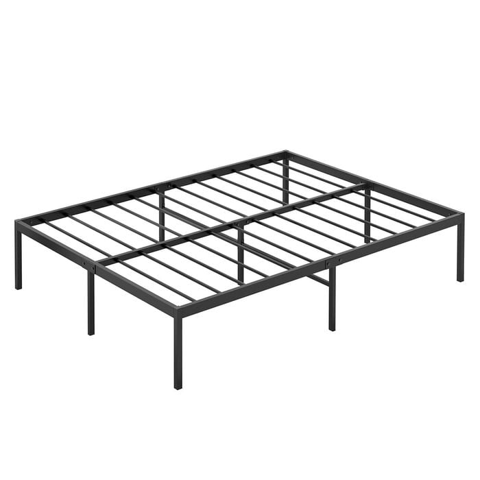 Ufurniture Bed Frame Single 41cm Height Mattress Base Support Black