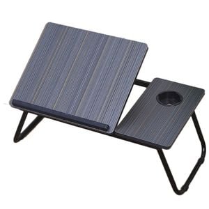 Catzon Laptop Desk For Bed With 5 Adjustable Angles & Cup Holder-black