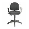 Lorell Adjustable Back And Height Office Task Swivel Chair Seat Black