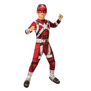 Marvel Red Guardian Classic Boys Black Widow Dress Up Halloween Costume Size L