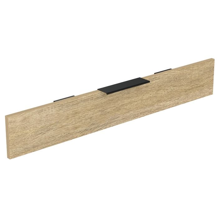 Flexi Storage Home Solutions Oak And Black Elevate 1 Runner Drawer Fascia