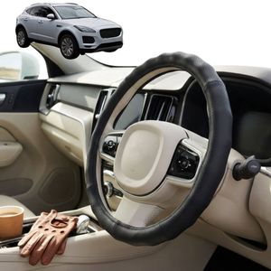 Australian Goose Steering Wheel Cover for Jaguar E-PACE 2017 - Current (X540) Circle Black