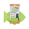 LickiMat Casper Slow Food Bowl for Cats - Green