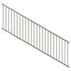 ProtectorAl 1201-2400 x 900mm Pale Eucalypt Raked Up to 15º Flat Top Garden Fence Panel