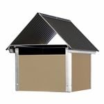 Sandleford Stone Seaford Post Mounted Letterbox