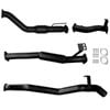 Ignite Exhausts Turbo Back For Toyota Landcruiser 76 Series Wagon 3" Cat & Hotdog Black Aluminised Steel