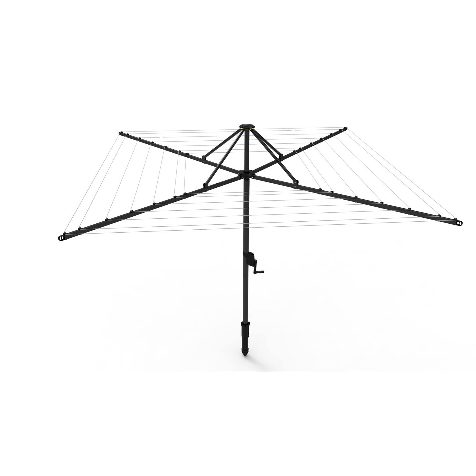 Daytek M48 Rotary Clothesline - Anthracite Black product image
