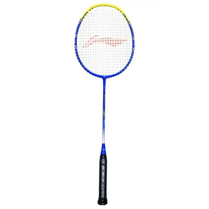 Li-Ning G - Force 3600 Superlite Carbon Fibre Unstrung Badminton Racket with Full Racket Cover (Blue/Yellow)