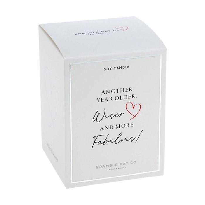 Bramble Bay Fabulous Birthday Cardamom & Tobacco Soy Candle Home Fragrance 300g