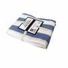 Rans Blue Alfresco Stripes Cotton Tablecloth - Choose From 2 Sizes 150cm X 250cm
