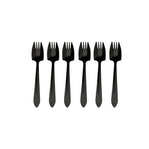 Splayd Black Label 6 Piece Cake Fork Set