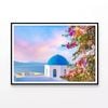 Bougainvillea Tree In Santorini   Print 100% Australian Made 120x90cm  (poster)